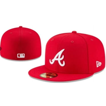 New Era Sports Hat  Red Era Cap Men's Fitted Hat