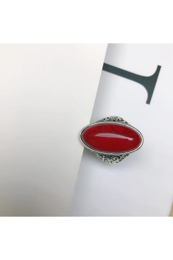 New European And American Ancient Silver Ring