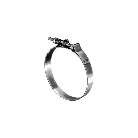 New Exhaust Hose T-bolt Band Clamp shields 18-720-6000s 3/4" Band Min 6.38" Max 7.04"