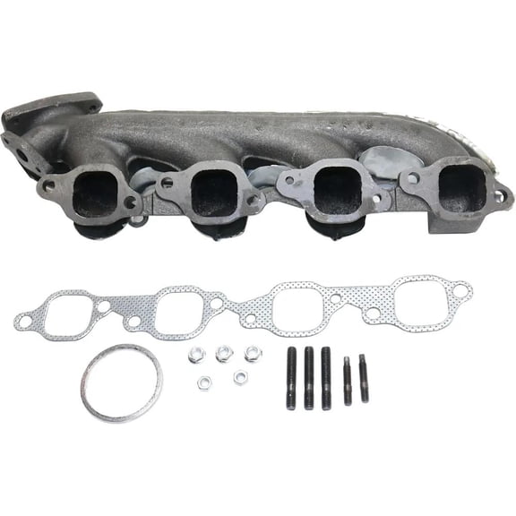 New Exhaust Manifold Compatible With Chevrolet GMC Sierra 3500 SL 8 Cyl 8.1L Silverado 2500 HD Classic LS 8 Cyl 8.1L 2001-2007 By 101376 663223 12557286 12580303 12601751