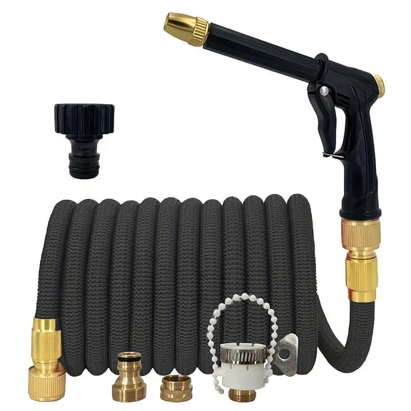 New Expandable Magic Hose High Pressure Car Wash Hose With Spray Gun Set Outdoor Watering Irrigation Tool Garden Hose