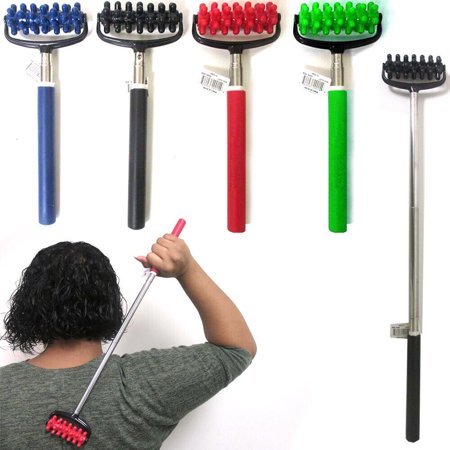 New Extendable Therapeutic Back Massager Roller Telescoping Long Reach Portable 2 Pieces
