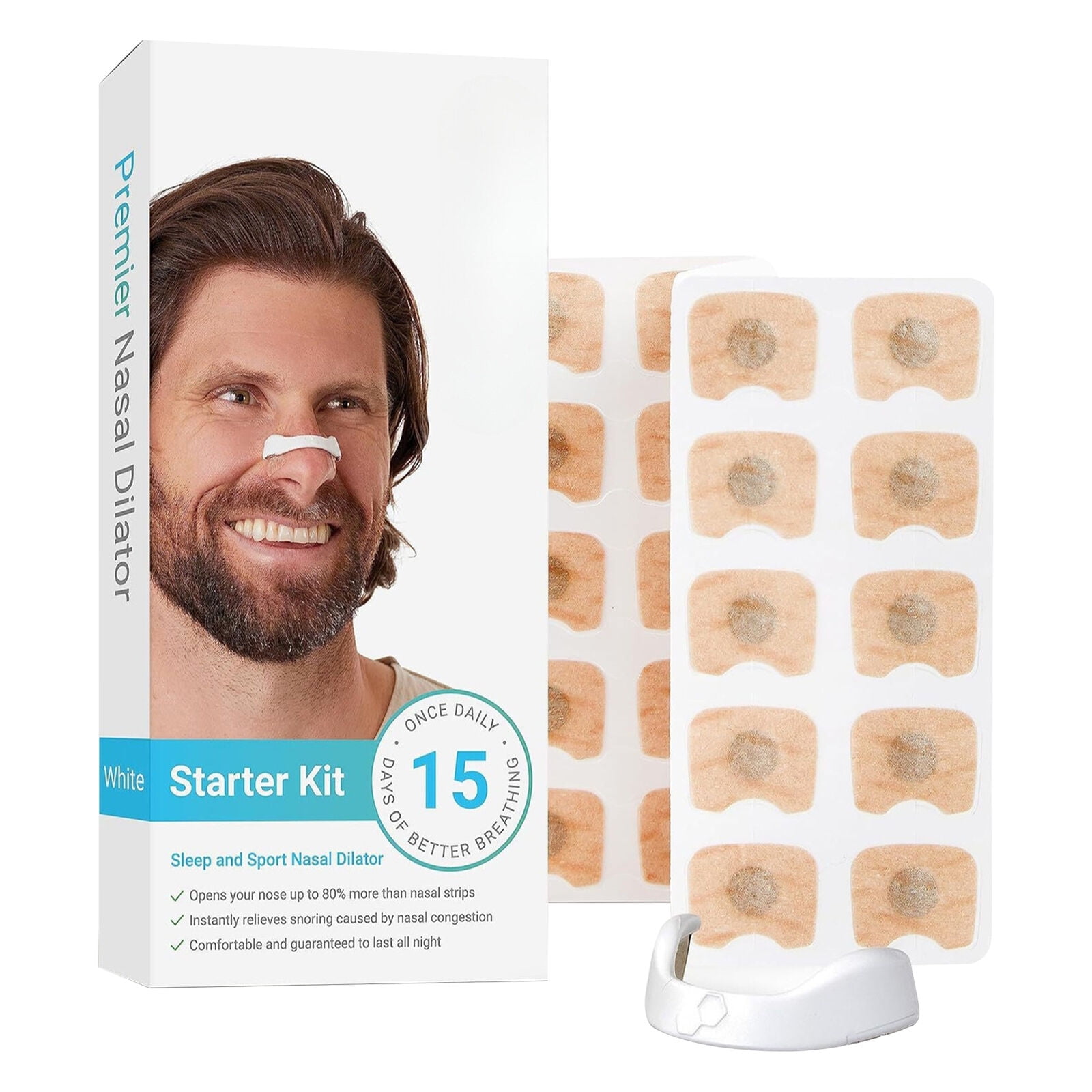 New Extra Strength Snoring Nasal Strips Breathe Snore Sleep Right