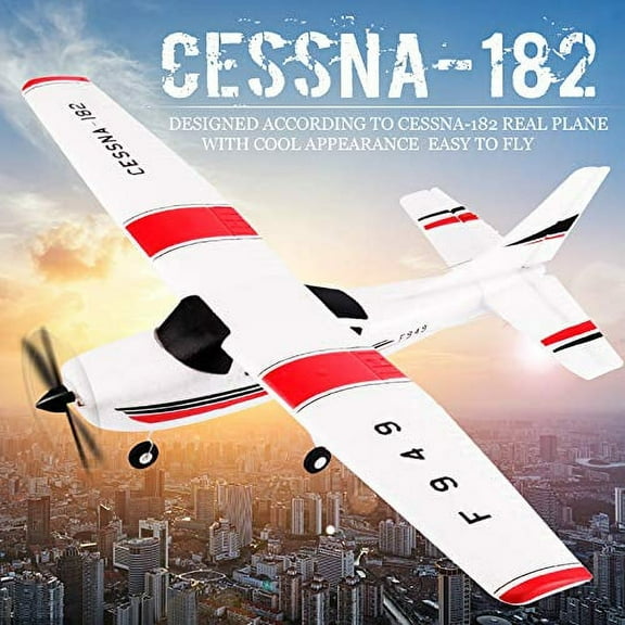 New F949 3Ch Rc Airplane Fixed Wing Plane Outdoor Toys With 24G Transmitter, Extra Battery And Propeller