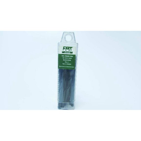 New FMT 0346280 HSS Jobber Drill Bits 135 Split Point Black Oxide Size J 10/pkg