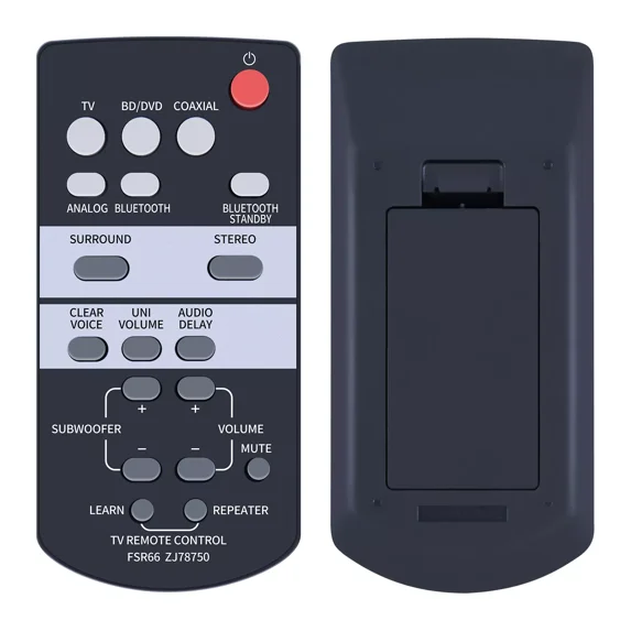 New FSR66 ZJ78750 Replacement Remote Control For Yamaha Soundbar YAS-103 YAS-93 YAS-103BL ATS-1030
