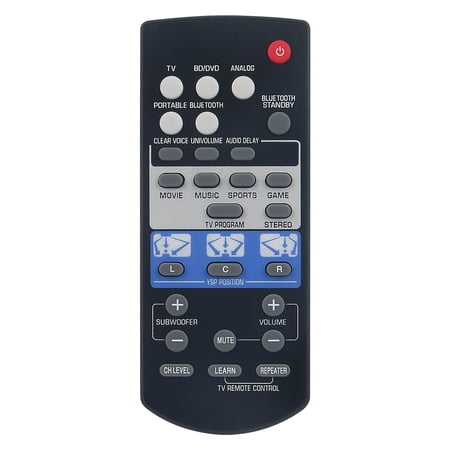 New FSR80 ZG80760 replace remote control fit for YAMAHA SOUNDBAR YSP1400 YSP1400BL