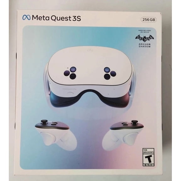 New FT Meta Quest 3S 256GB  All-In-One VR Headset with Advanced Touch Plus Controllers, 1832x1920 Resolution, 120Hz Refresh Rate, Enhanced Graphics & Immersive Virtual Reality Experience
