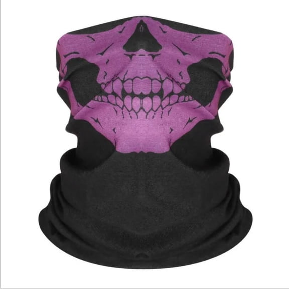 New Face Scarf Windproof Cycling Caps Motorcycle Helmet Bandana Ski Mask Skull Men Balaclava PURPLE