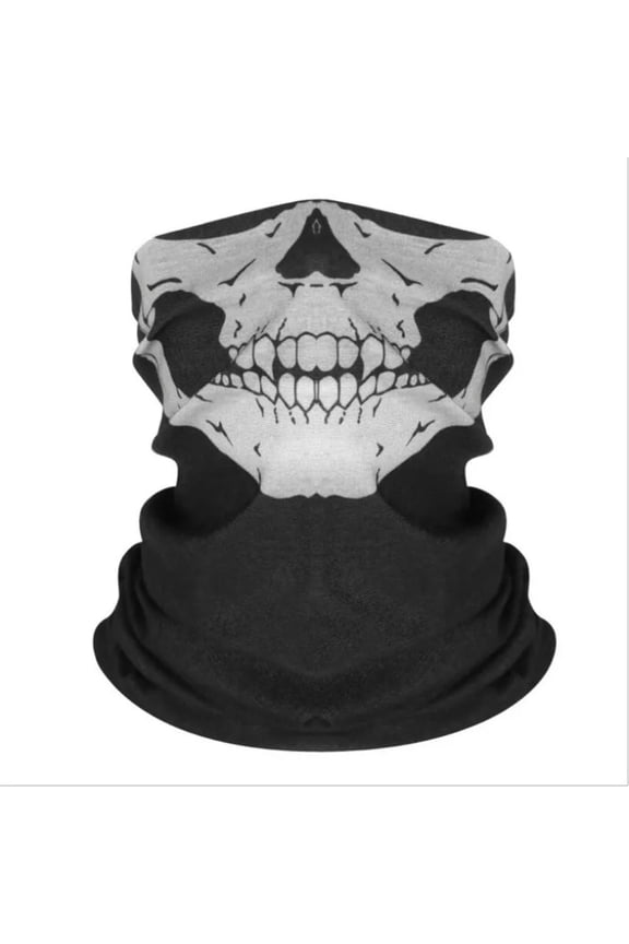 New Face Scarf Windproof Cycling Caps Motorcycle Helmet Bandana Ski Mask Skull Men Balaclava WHITE