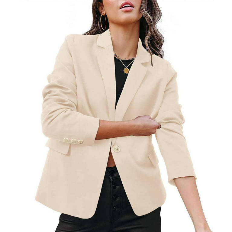 Khaite Ladies Brown Johnson Single Breasted Blazer, Brand Size 8 6061487 -  Apparel - Jomashop