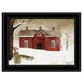 thumbnail image 1 of TrendyDecor4U New Fallen Snow By Billy Jacobs Framed Print BJ1024-704G, 1 of 4