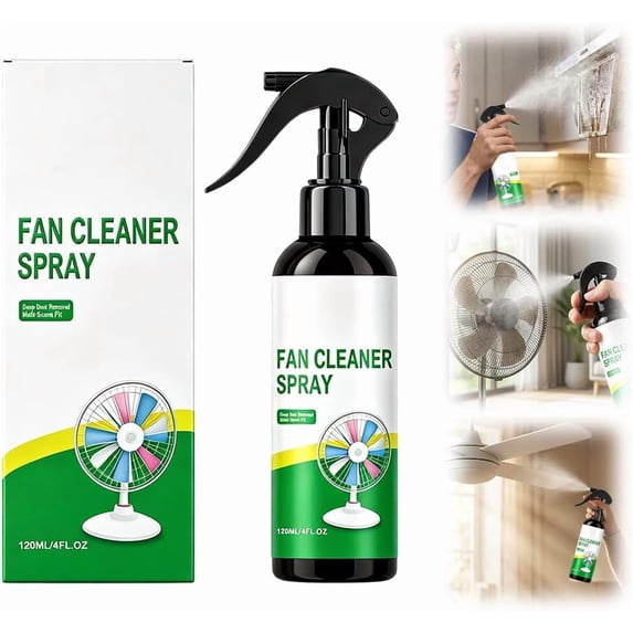 New Fan Cleaner Spray, 4.06 oz Powerful Quick Wipe Clean, Air Conditioner and Household Appliances (1PCS)