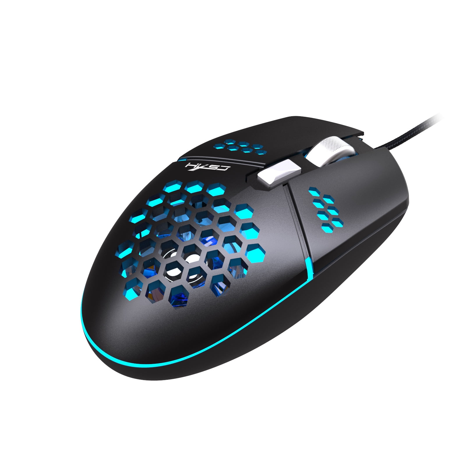 Sweating Mouse New Fan Macro Programming Wired Hole Game Mouse Adjustable Anti-hand ...