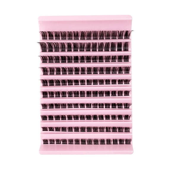 New Fan Shaped Segmented Individual Lashes Self Grafting High Simulation D Curl Cluster False Eyelashes