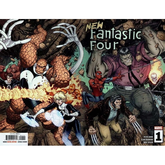 New Fantastic Four #1 VF ; Marvel Comic Book