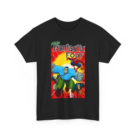 New Fantastic Four Comic Cover Wolverine Spider-Man Hulk Thing T-shirt