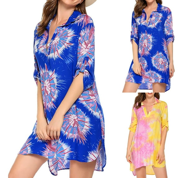 New Fashion AXXD Bathing Suit Cover Up for Women Swimsuit Beach Cover Up Shirt Bikini Beachwear Bathing Suit Beach Dress