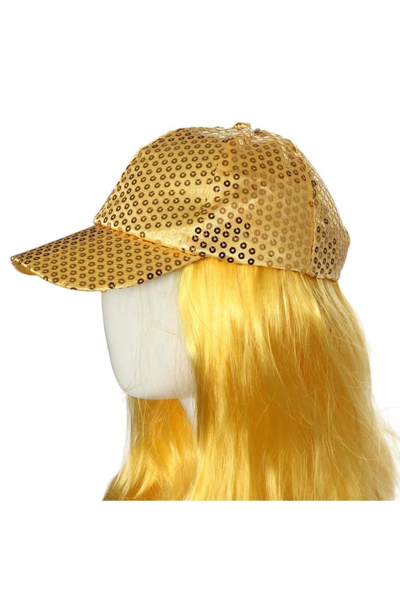 New Fashion Baseball Caps: Unisex Pure Color Sequined Hats, Hats for Women