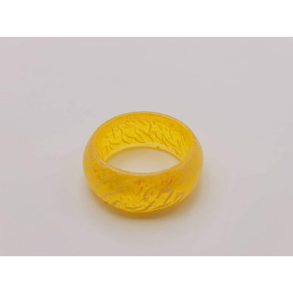 New Fashion Colorful Luminous Resin Ring Women Men Fluorescent Glowing Rings