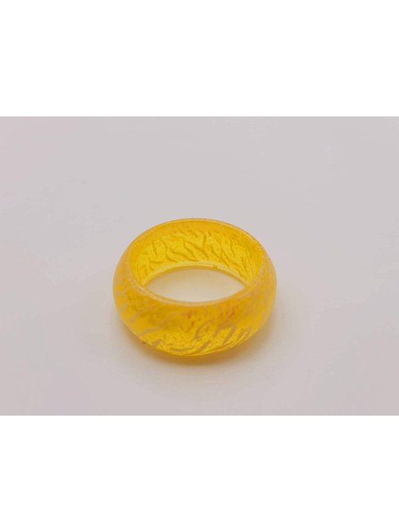 New Fashion Colorful Luminous Resin Ring Women Men Fluorescent Glowing Rings