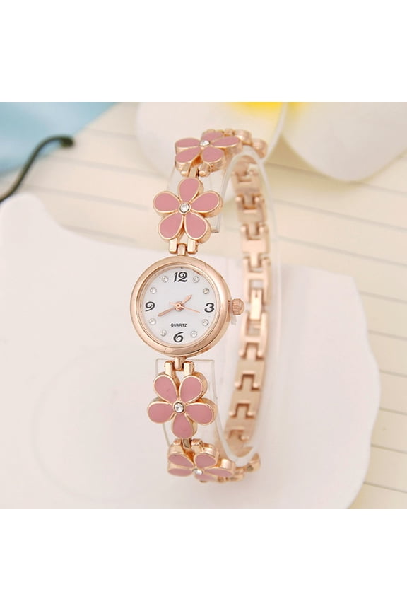 New Fashion Flower Water Diamond Bracelet Watch