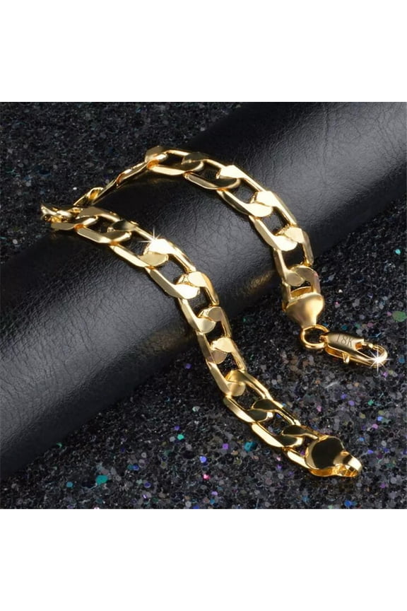 New Fashion Gold Bracelet Flat Shape 6MM Fashion Women Jewelry Bracelet Sale