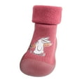 thumbnail image 1 of New Fashion Kids Baby Shoes Baby Toddler Girls Shoes Slipper Kids Knit Soft Stocking Sole Solid Rubber Socks Warm Boys Baby Shoes, 1 of 4