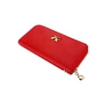 thumbnail image 1 of New Fashion Lady Bow-Tie Zipper Around Women Clutch Leather Long Wallet Card Holder Case Purse Handbag, 1 of 5