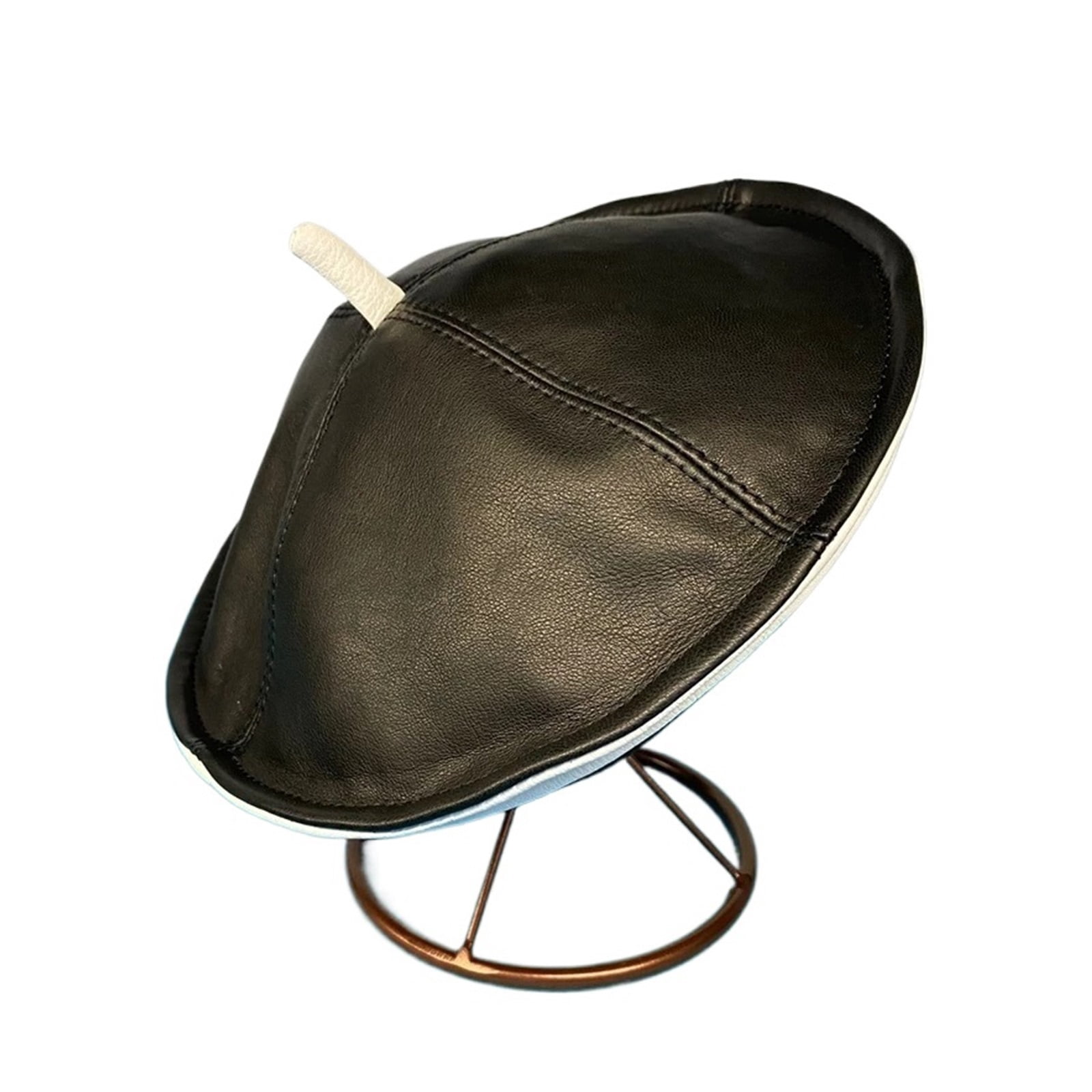 New Fashion Lambskin Women Winter British Genuine Leather Painter Hat Female Retro Korean Octagonal Bonnet Colour Beret ,Unisex