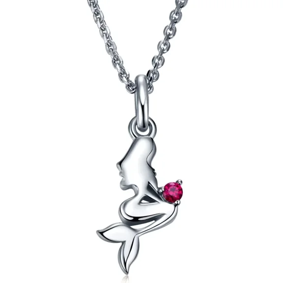 New Fashion Mermaid Pendant 925 Sterling Silver Gold Plated Fine Jewelry Pendant as Gift