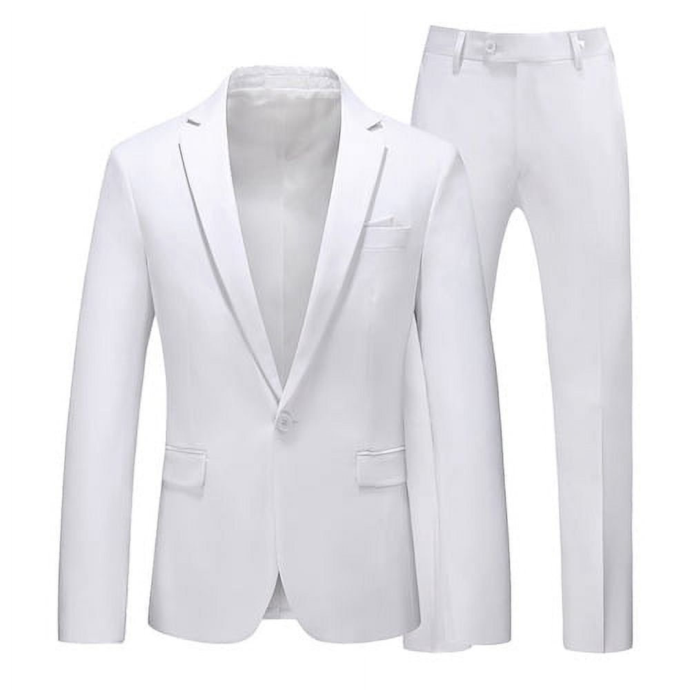 New Fashion Pink Suit Men Set Prom Wedding Suits Men Slim fit Blazer ...