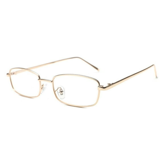 New Fashion Portable Spectacles Optical Glasses Metal Oversized Anti-blue Glasses Japanese Harajuku Glasses Square Glasses Decorative Glasses GOLD