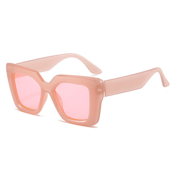 New Fashion Retro Big Frame Ladies Sunglasses High-end Outdoor Travel Shades Fashion Slimming Sunshade Glasses