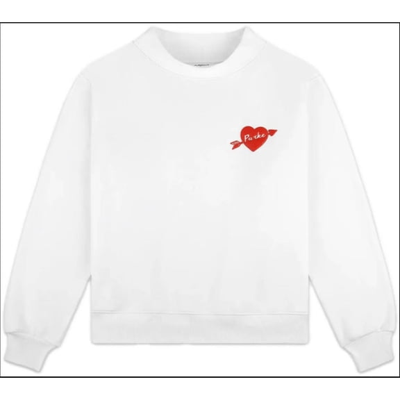 New Fashion Simple Letter Print Round Neck Pure Cotton Warm Unisex Sweatshirt