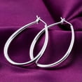 thumbnail image 1 of New Fashion Smooth U Shape Hoop Earrings Clip Charm Jewelry Women Sale, 1 of 6