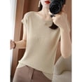 thumbnail image 1 of New Fashion Sweet Casual Camisole Summer Crop Top Tank Top Short Top T-shirt APRICOT, 1 of 8