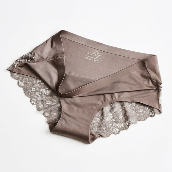 New Fashion Women's Lace Underwear Ice Silk Seamless Sexy One-Piece Underwear