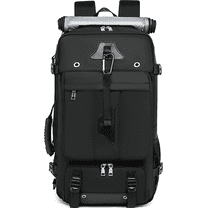 Travel Backpack 50L New Premium - Unisex Extra Large Laptop Backpack for Hiking, Climbing & Business Trips, Waterproof, Black