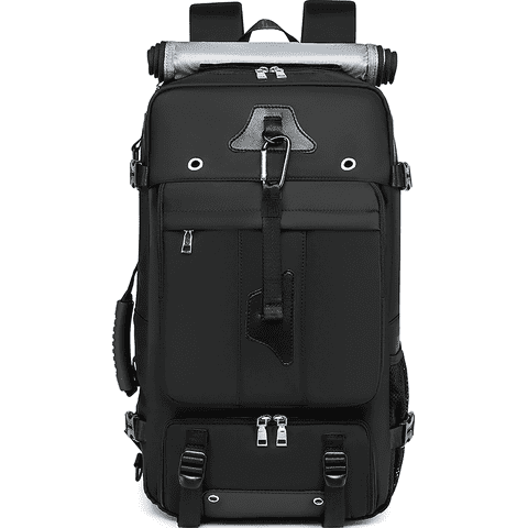 Travel Backpack 50L New Premium - Unisex Extra Large Laptop Backpack for Hiking, Climbing & Business Trips, Waterproof, Black