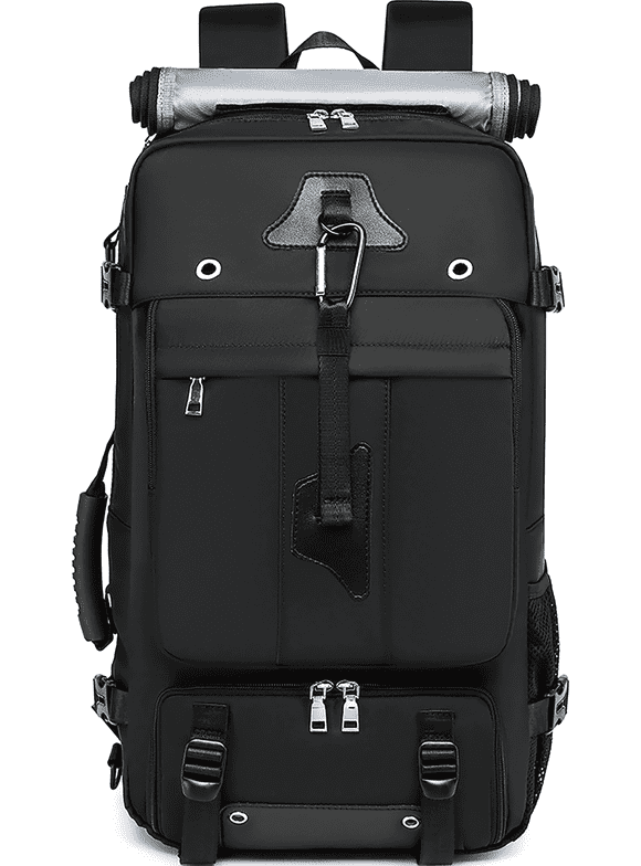 Travel Backpack 50L New Premium - Unisex Extra Large Laptop Backpack for Hiking, Climbing & Business Trips, Waterproof, Black