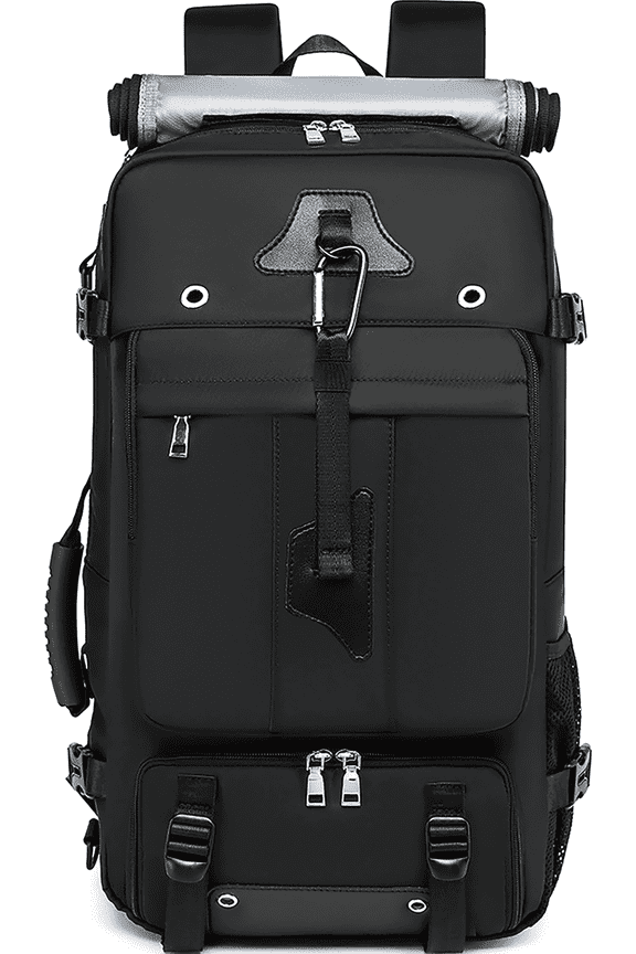 Travel Backpack 50L New Premium - Unisex Extra Large Laptop Backpack for Hiking, Climbing & Business Trips, Waterproof, Black