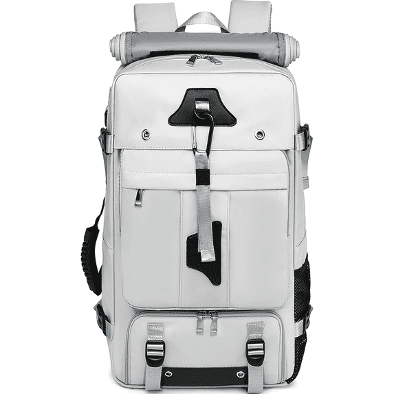 Travel Backpack 50L New Premium - Unisex Extra Large Laptop Backpack for Hiking, Climbing & Business Trips, Waterproof,,Grey