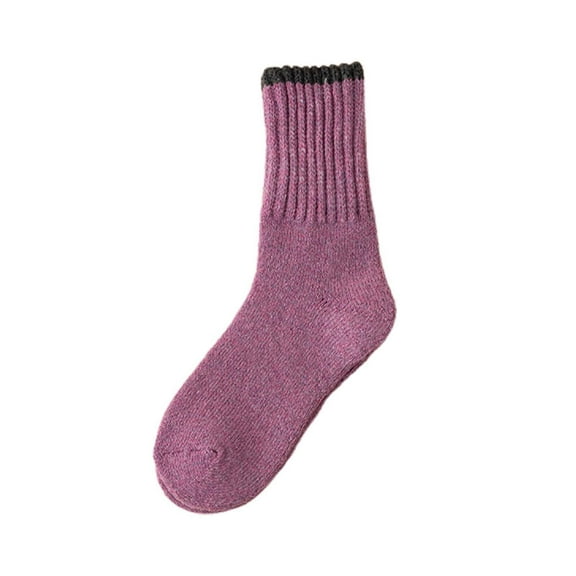 New Fashionable Autumn And Winter Women's Boot Socks Winter Solid Color Thick Warm Socks Comfortable Boat Socks Christmas