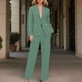 thumbnail image 1 of A New Fashionable Women's Button Down Form Fitting Lapel Cardigan And Elegant Suit Jacket Set Ladies Pant Suits for Business Outfits for Women Work Out Outfit Set Tracksuit Women Apparatus Jumpsuit, 1 of 6