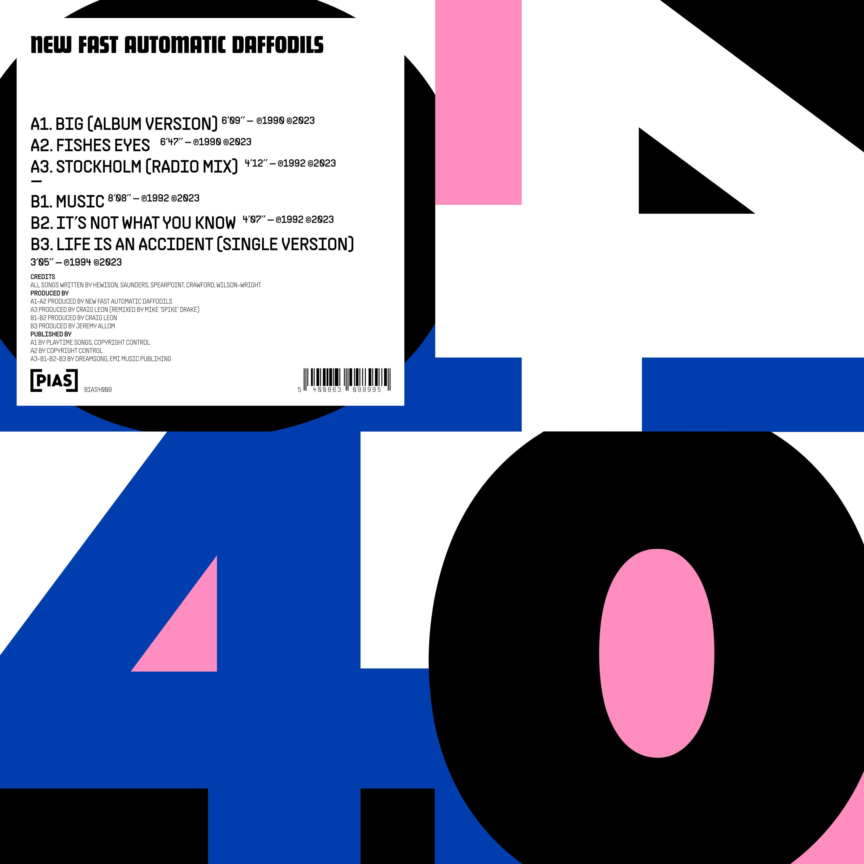 New Fast Automatic Daffodils - - PIAS 40 - Music & Performance - Vinyl