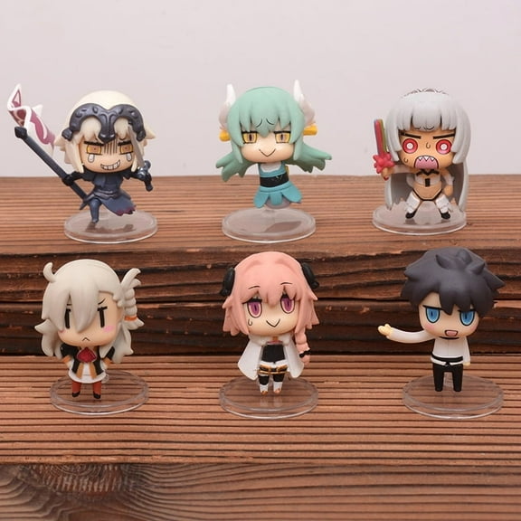 New Fate/Grand Order FGO Joan of Arc Alter (Q Ver) 6PC Character Anime Model Statue Action Figures Desktop Ornament Popular Decorations Fan Souvenirs Creative Gift Collectable