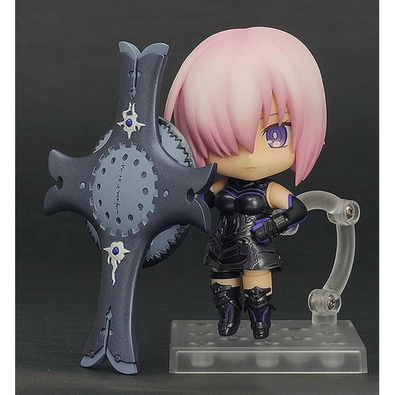 New Fate/Grand Order Shielder Mash Kyrielight #466 Q Version Character Anime Statue Figure Desktop Ornament Popular Decorations Fan Souvenirs Creative Gift Collection 10cm/3.9in