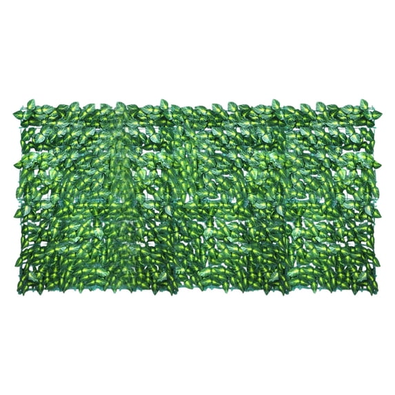New Faux Ivy Fence Privacy Screen Outdoor Expandable Artificial Greenery Roll Fake Hedge Wall Patio Green Plastic Leaf Plant Vine Grass Panels Gate Covering Garden Yard Balcony by Ciozy