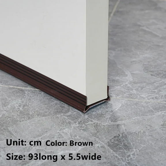 New Felt Bottom Door Draft Stopper Weather Strip Anti-Cold Noise Blocker Soundproof Door Sweeps for Interior Doors Gap Filler